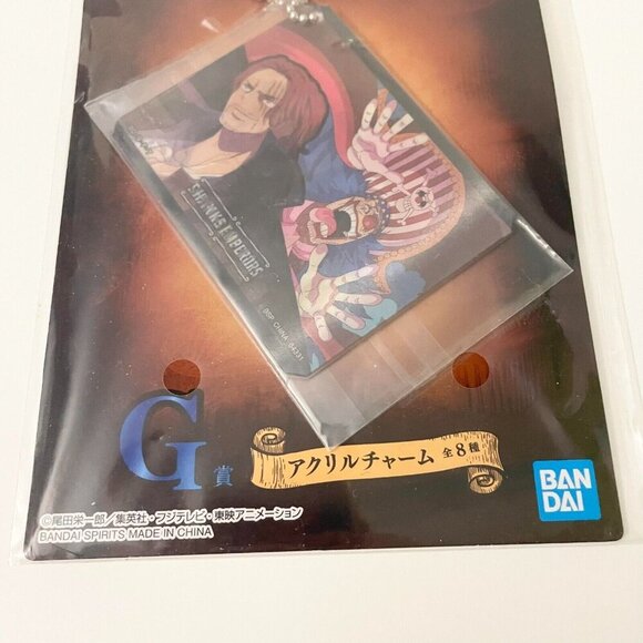 One Piece Four Emperors Ichiban Kuji Lenticular Keychain Shanks Buggy - Picture 14 of 14